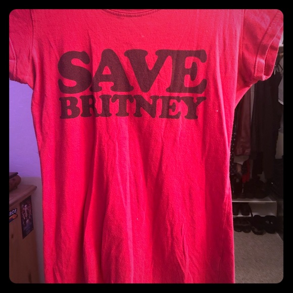 anchor blue Tops - Save Britney Spears T-shirt anchor blue Tops - Save Britney Spears T-shirt